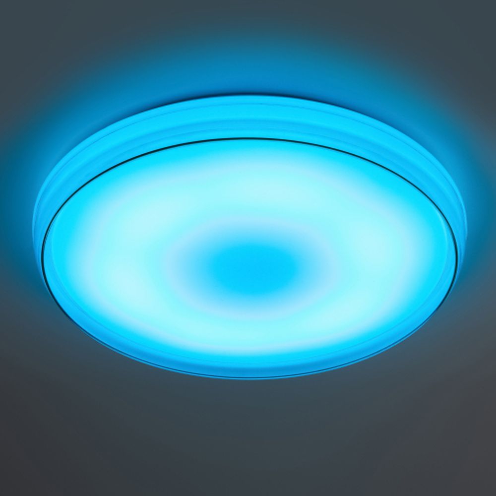 Светильник потолочный светодиодный ЭРА Классик с ДУ SPB-6-80-RC Solar RGBD с ДУ динамическое 80Вт