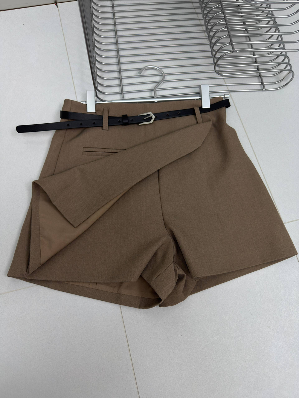 Юбка-шорты женская артикул 6556 цвет "капучино"