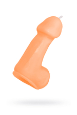 Оранжевая свеча в форме пениса - 47 гр. (Цвет: оранжевый)