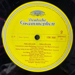 Винтажная виниловая пластинка LP Berliner Handel Chor, Radio Symphonie Orchester Berlin, G nther Arndt Halleluja Halleluja (Germany 1977)