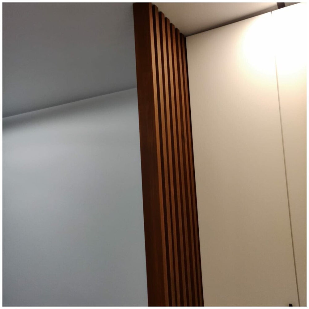 Декоративный брус 40х80х3000мм для реечной перегородки