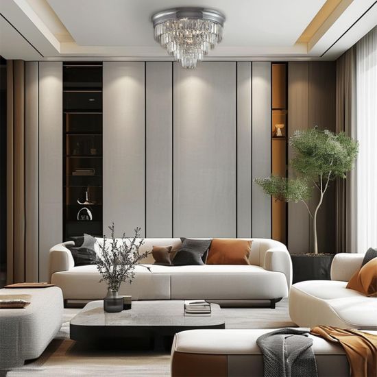 8266/8C CLASSI LN26 хром/хрусталь металл/прозрачный Люстра потолочная Е14 8*40W 220V ZAHA