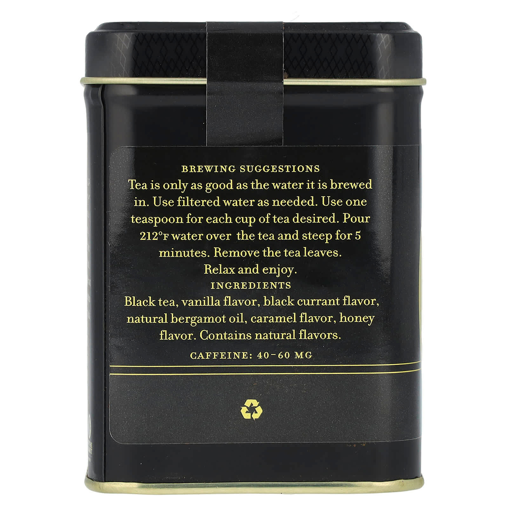 Harney & Sons, Ароматизированный черный чай, лондонский Тауэр, 112 г (4 унции)