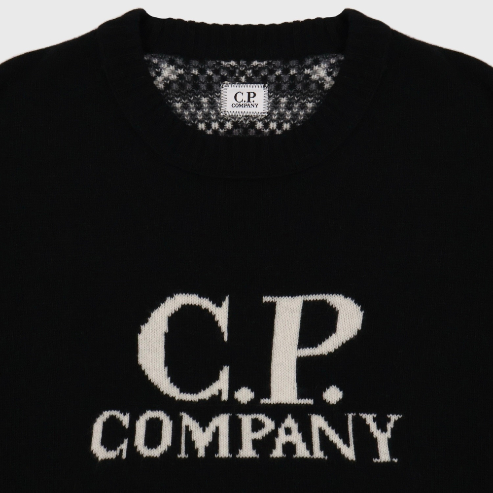 Свитер C.P. Company Lambswool Google Knit Black