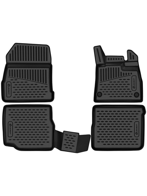 Коврики в салон для NISSAN Note (II Рестайлинг) 2016 -2020 правый руль 4шт. (полиуретан) ELEMENT3DAN1054210K