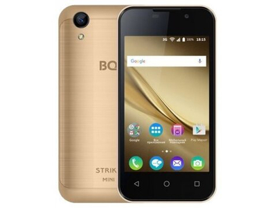 Смартфон BQ mobile Strike Mini Gold Brushed (BQ-4072)