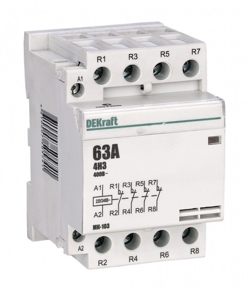 Контактор модульный 40А 230В 4НЗ АС МК-103 18084DEK DEKraft