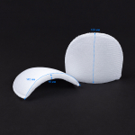 Плечевые накладки обшитые 1 пара белые В(ОВ)-16