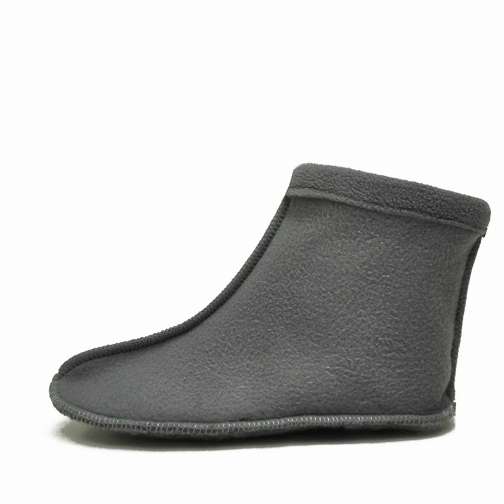 Полусапожки женские утепленные из ПВХ Nordman Alida ПС-24 УФ (флис), Черные с красной подошвой