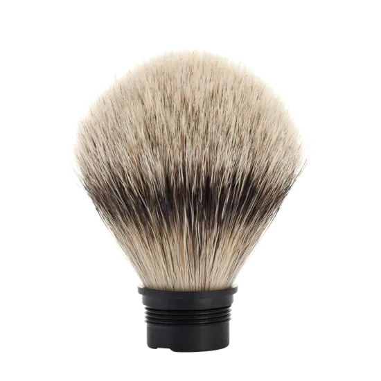 Сменная кисть для помазка MUEHLE, серий KOSMO/STYLO/PURIST, барсучий ворс высшей категории Silvertip