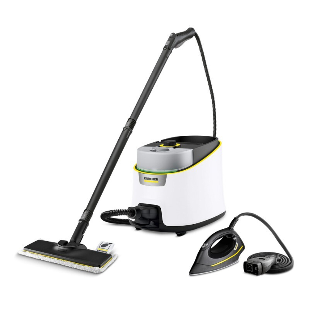 Пароочиститель напольный Karcher SC 4 Deluxe Iron EasyFix 2200Вт белый(1.513-462.0)