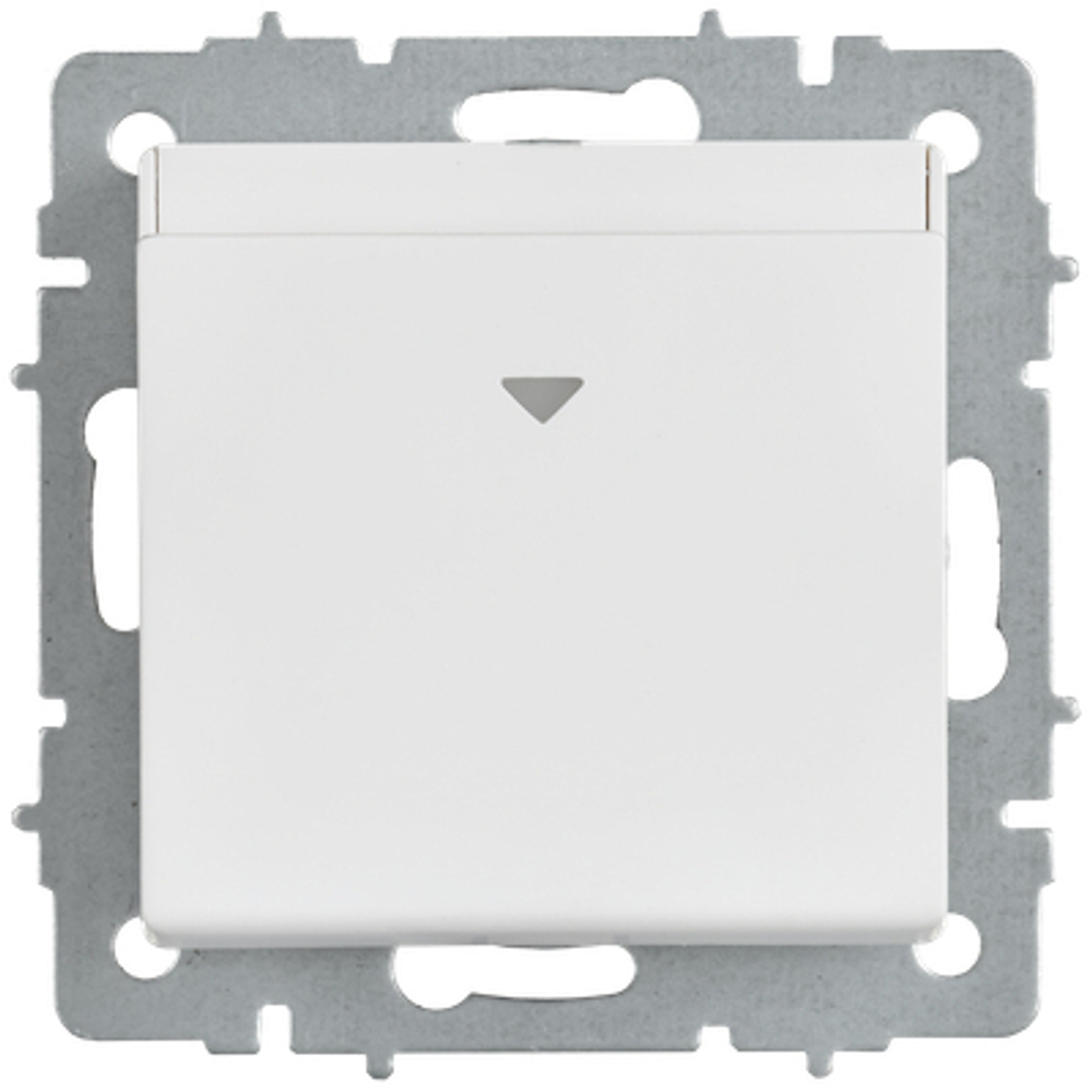 BRITE Выключатель карточный 30А ВС10-1-8-БрАБ арктический белый IEK
