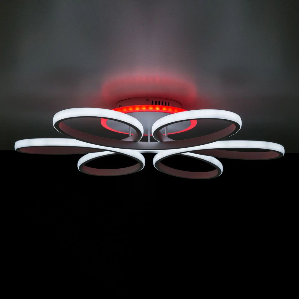 Citilux Сезар Смарт CL233A170E RGB Умная люстра Белая