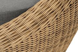 "Барселона" диван из искусственного ротанга трехместный, цвет соломенный