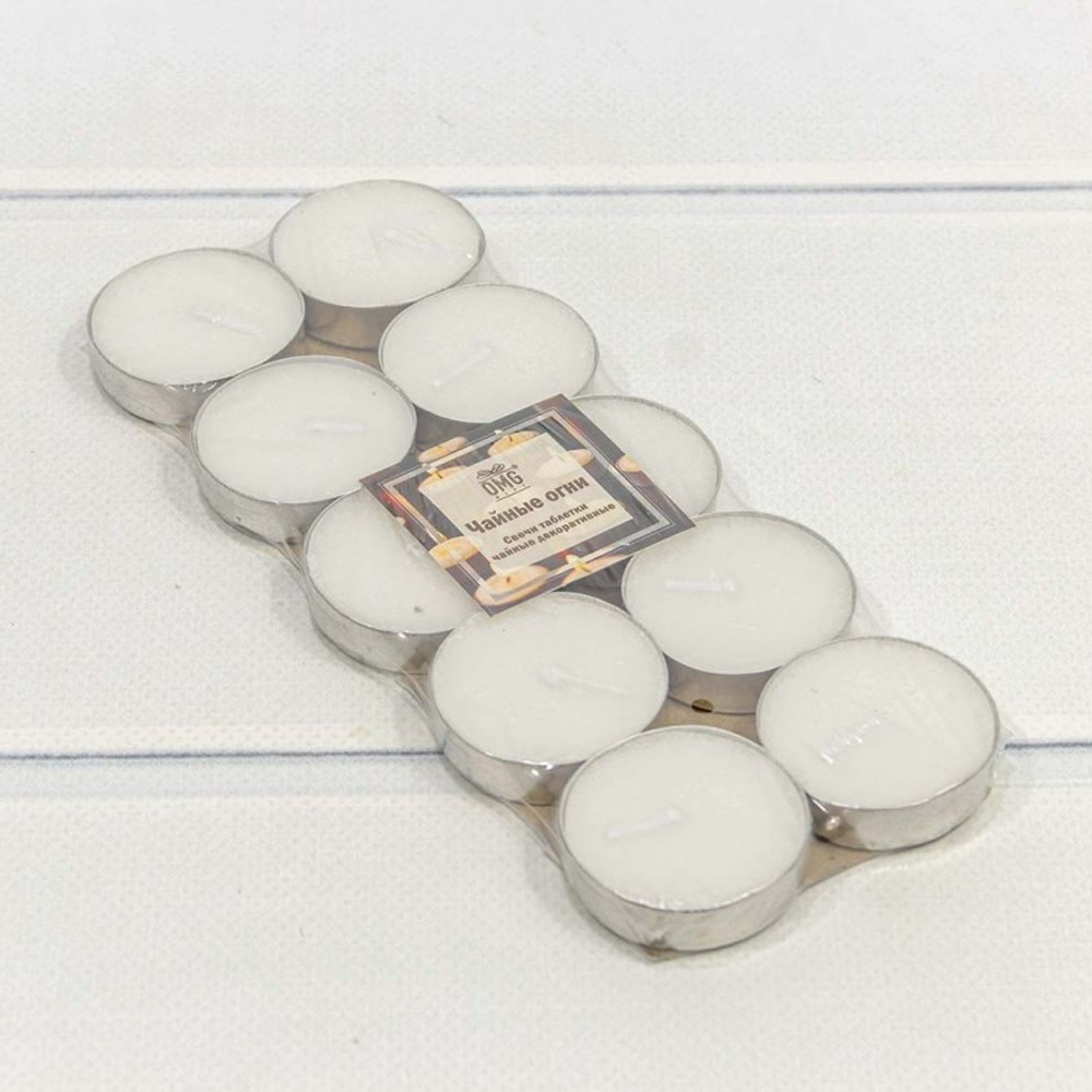 Свечи-таблетки чайные 3,5х1см 10шт