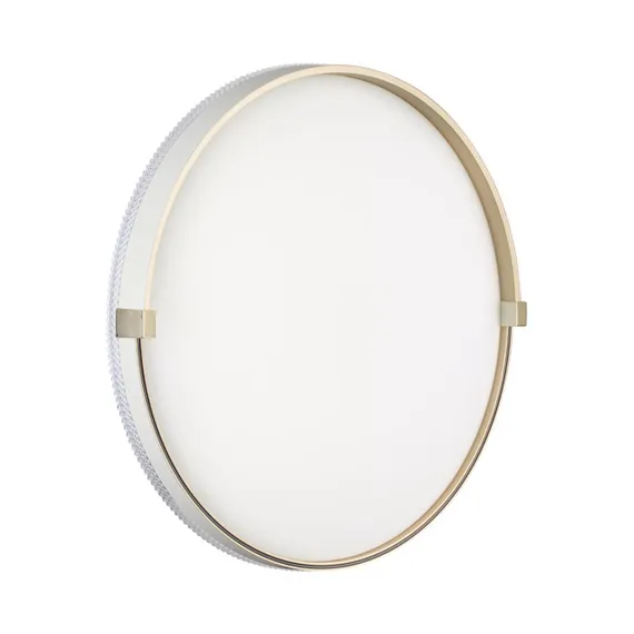 7646/EL PALE SN 189 Светильник пластик/золотой LED 70Вт 3000-6000К D490 IP43 пульт ДУ OLIDI WHITE