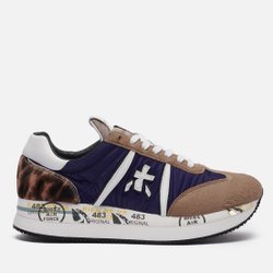 Premiata Conny 5496 синие с коричневым