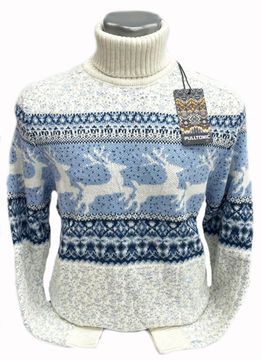 p-p 54-58. Pulltonic из шерсти и кашемира "Олешки". BATAL