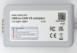 Активный USB интерфейс Ixxat HMS USB-to-CAN V2 compact 1.01.0281.12001