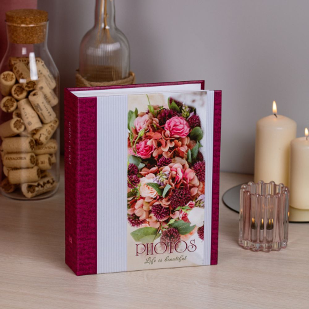 Фотоальбом Image Art IA-200PP серия 409 Цветы термосварка 50 листов 200 фотографий размер 10х15