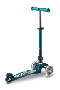 Самокат Mini Micro Deluxe складной ECO LED зеленый