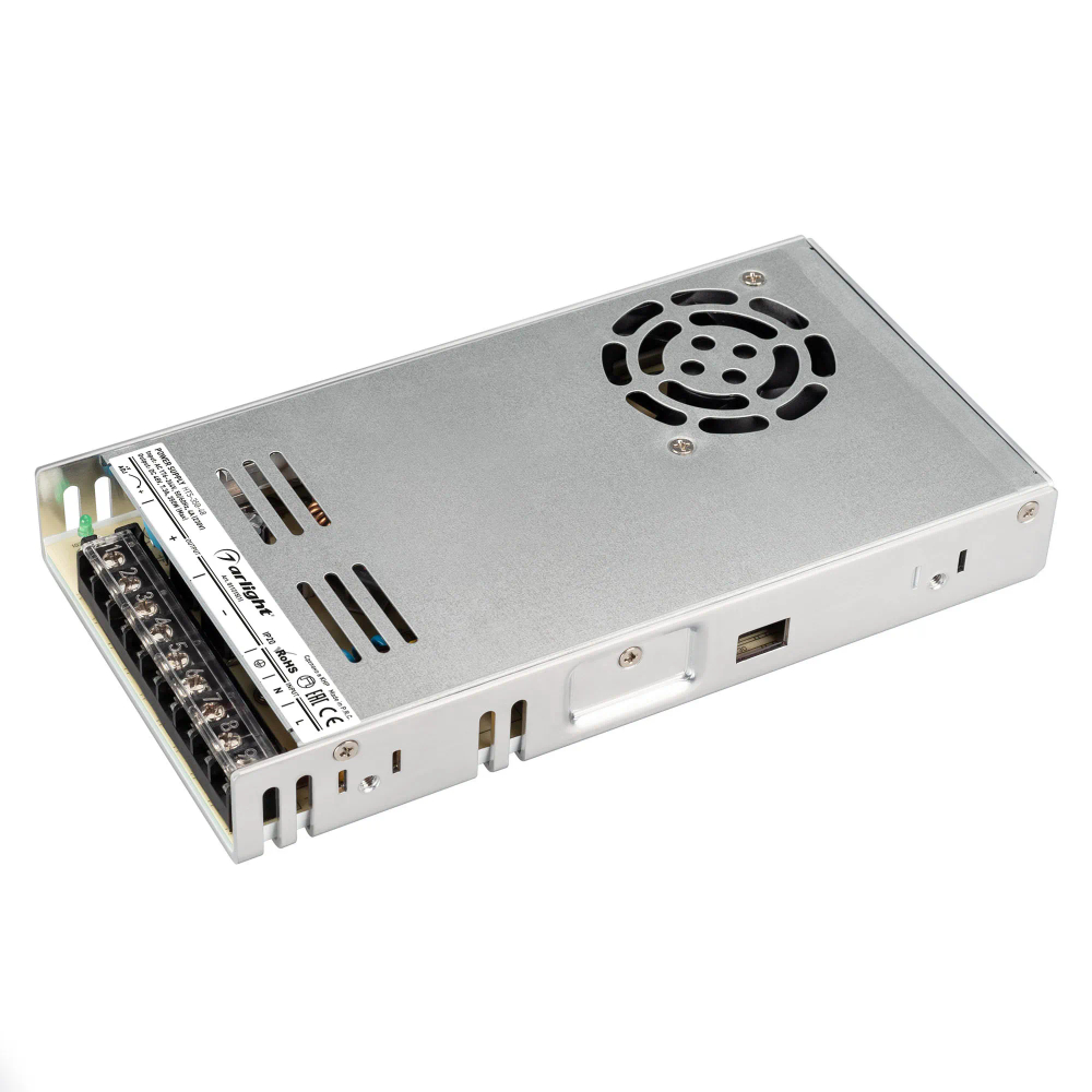 Блок питания HTS-350-48 (48V, 7.3A, 350W) (Arlight, IP20 Сетка, 3 года) 011215(1)