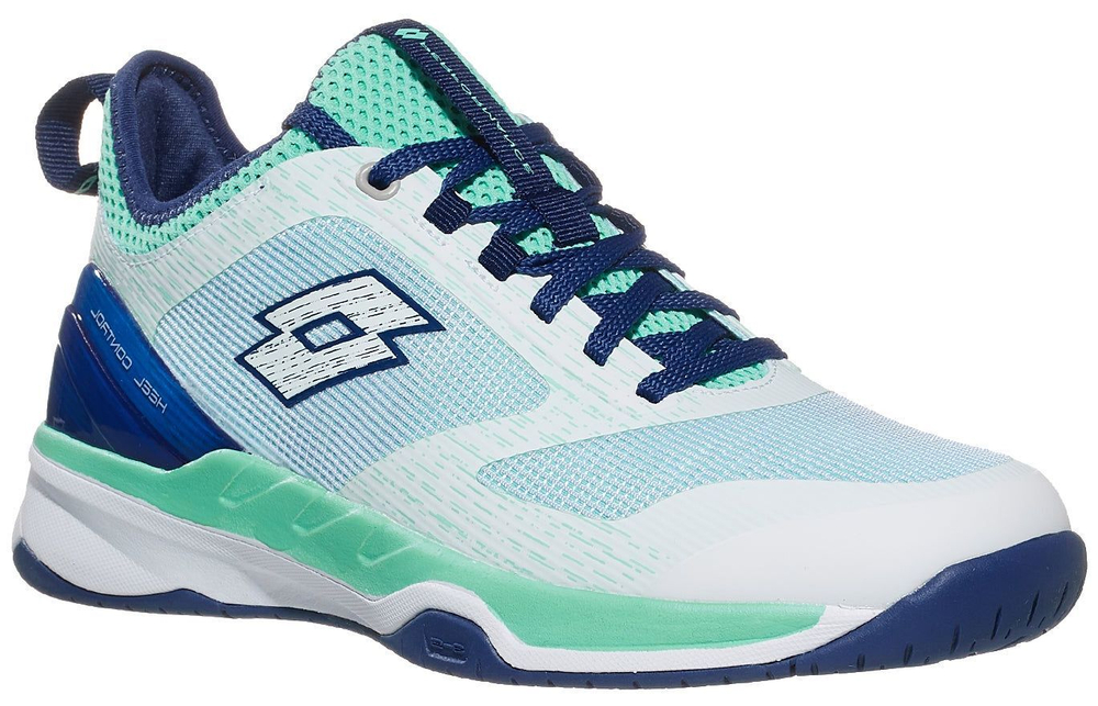 Женские Кроссовки теннисные Lotto Mirage 200 Speed W - green cabbage/all white