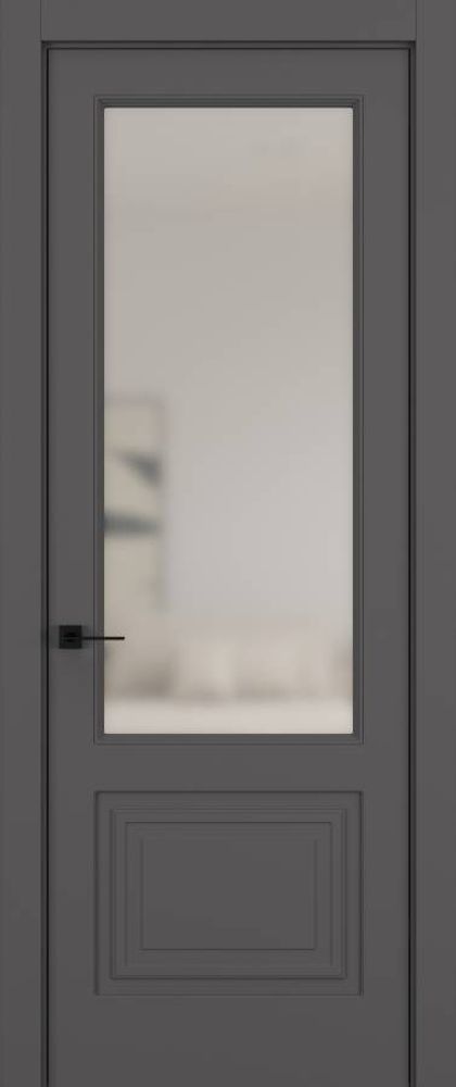 Дверь 02V ELEGANT Матовый Антрацит
