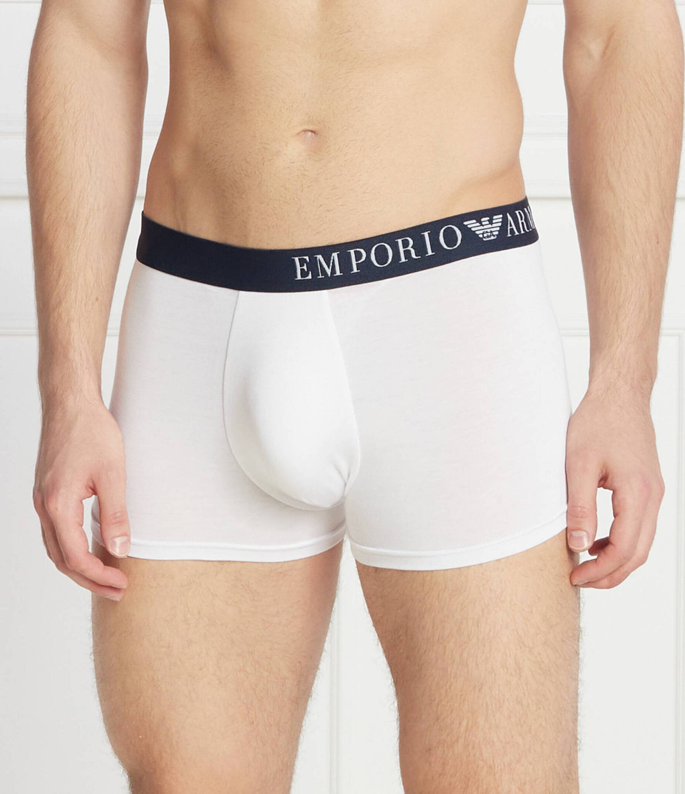 Трусики-боксеры 2шт. Emporio Armani - белый(111210 3F733)