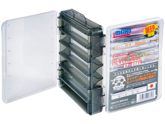 Коробка рыболовная двухсторонняя Meiho REVERSIBLE D-86 140x104x32