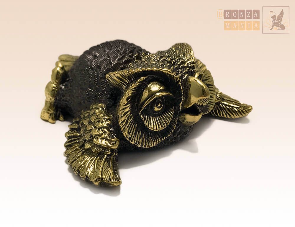 фигурка Сова лежит