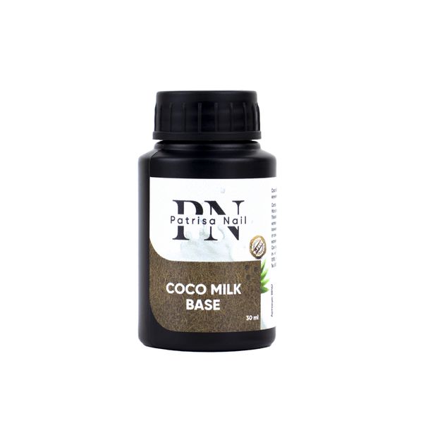 Patrisa Nail, База каучуковая для гель-лака белая Coco milk base 30 мл