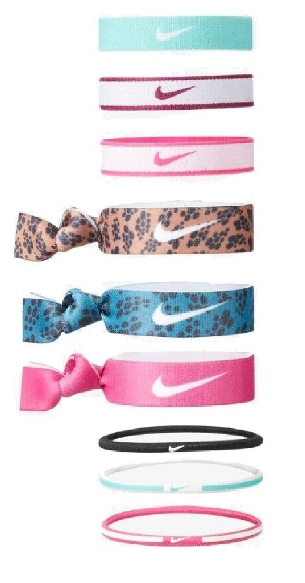 Резинка на голову Nike Ponytail Holders 9P - разноцветный