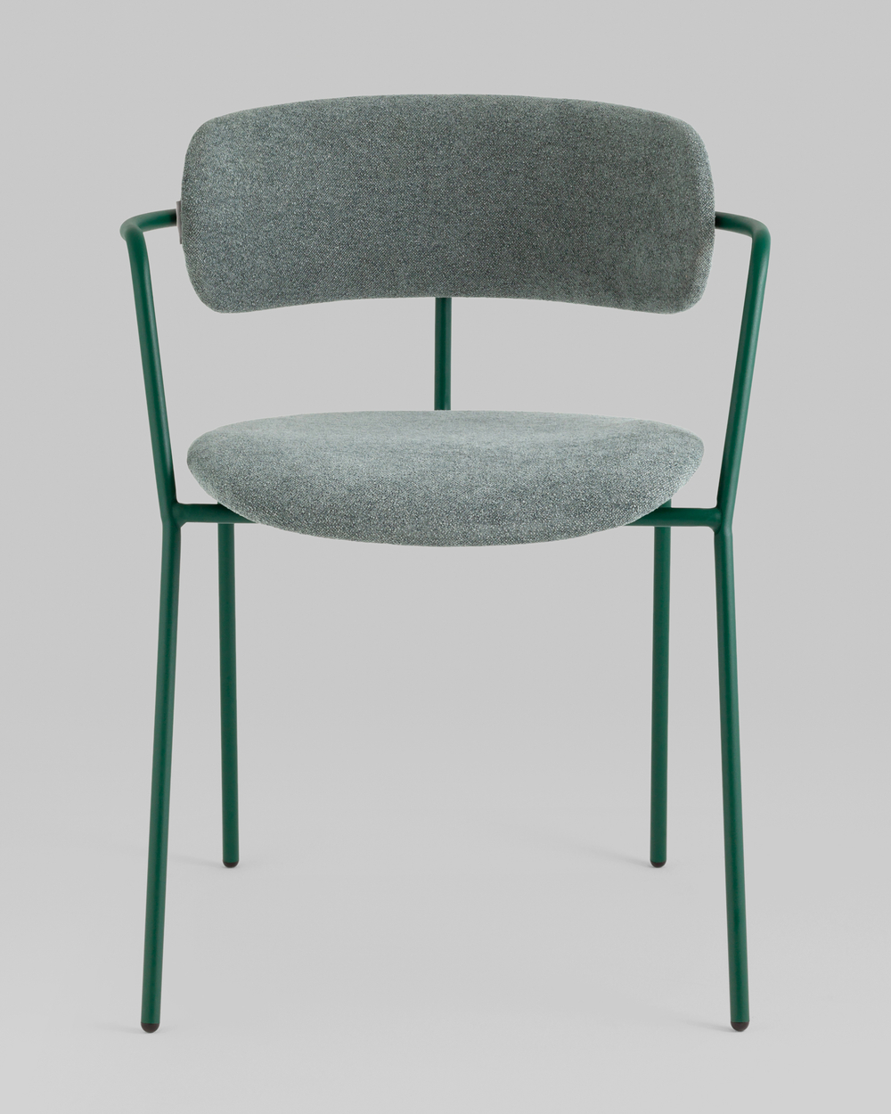 Стул Дженни букле зеленый каркас зеленый полуглянцевый муар
