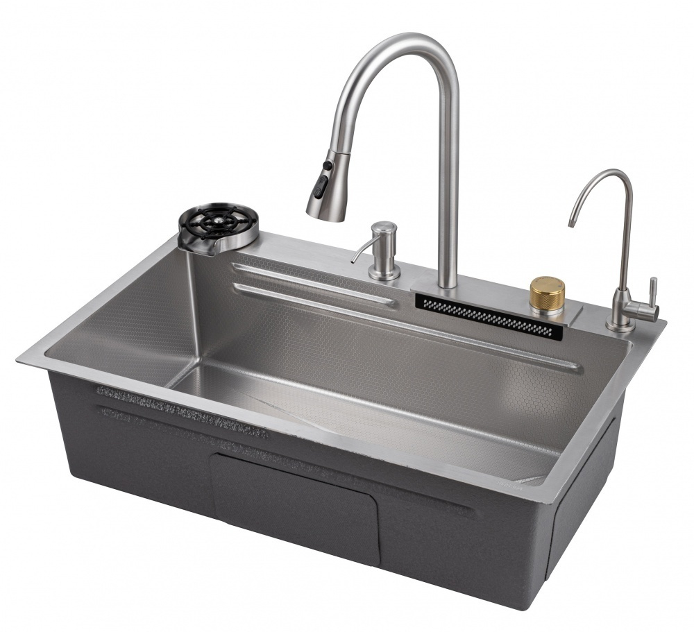 Мойка многофункциональная НЕРЖ (75х46мм) САТИН  САВОЛ