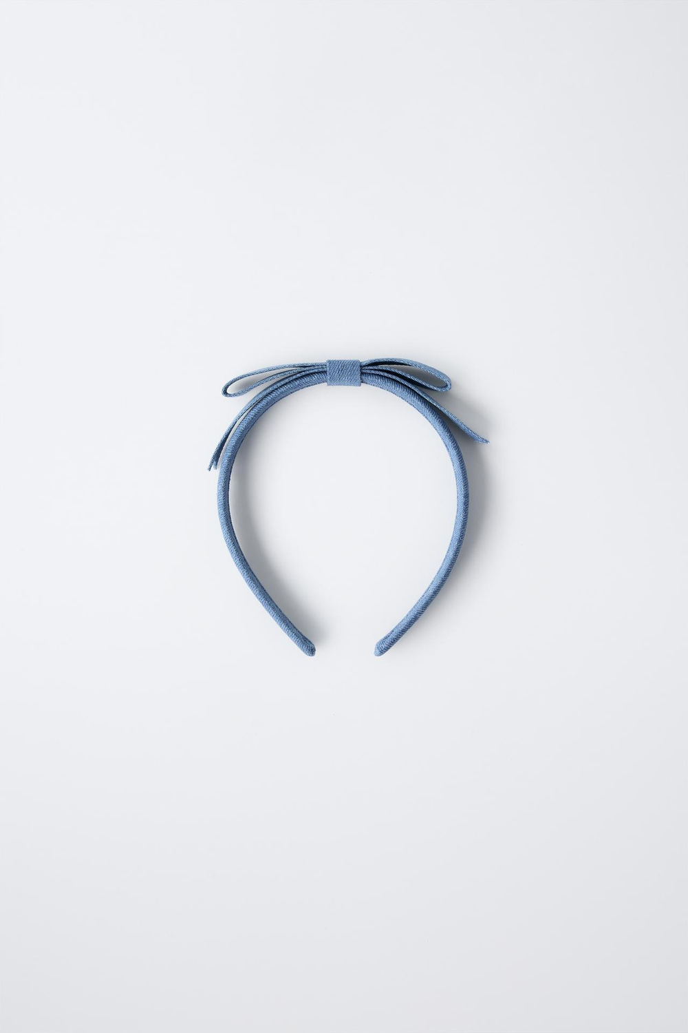 ZARA ТОНКИЙ ОБОДОК С БАНТОМ, ГОЛУБОЙ