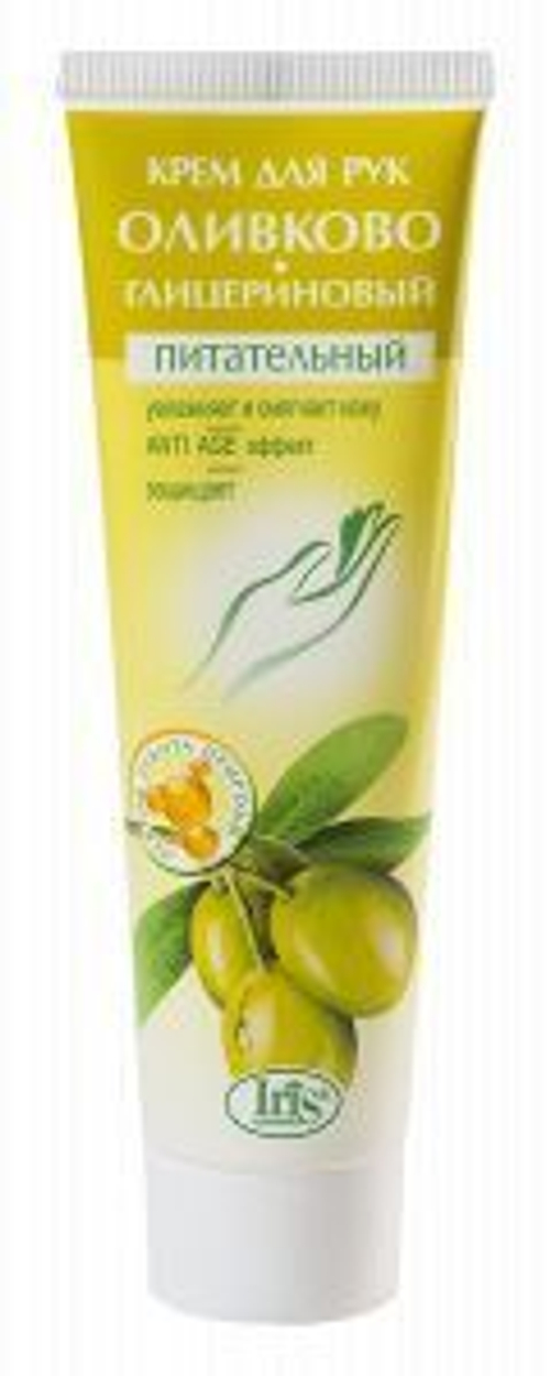Iris Крем для рук Оливково-глицериновый питательный 100 мл