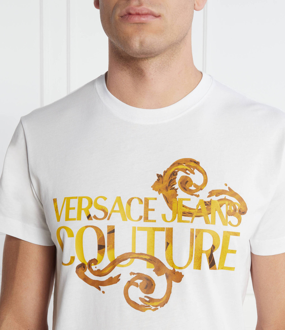 Футболка Versace Jeans Couture - белый(76GAHG00CJ00G)