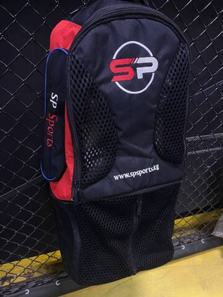 Спортивная сумка SP KIT BAG  BLACK-RED большая