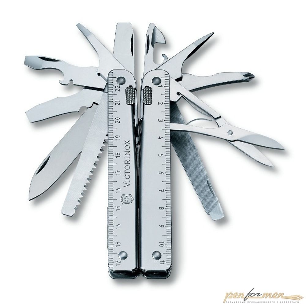 Мультитул Victorinox SwissTool в кожаном чехле. 3.0327.L