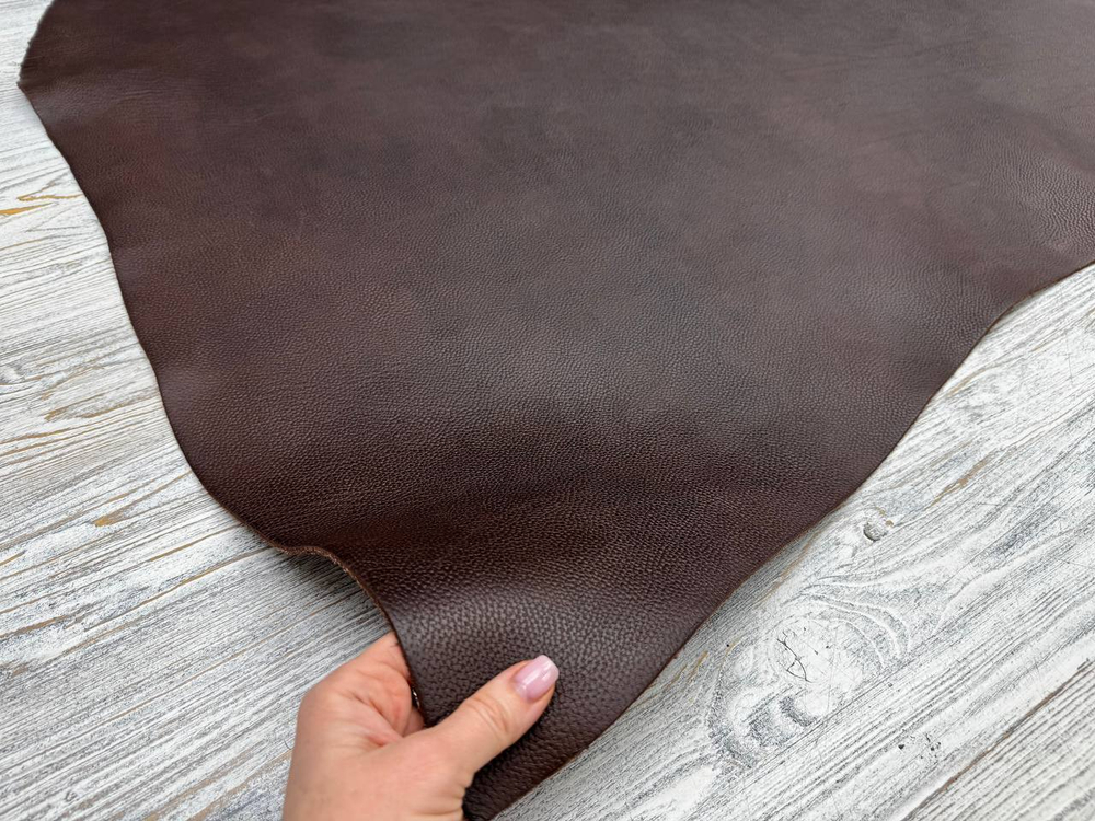 Vacchetta Grain Dark Brown (2,6-2,8 мм) цв. Коричневый, натуральная кожа