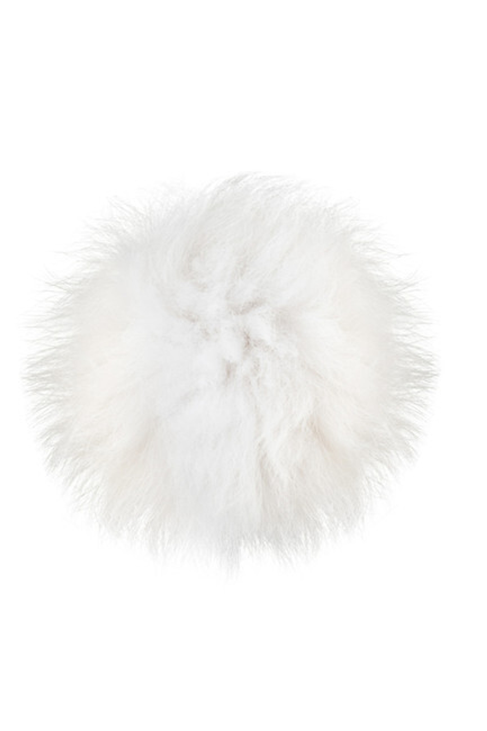 Анальная металлическая пробка с белым заячьем хвостом в подарочной упаковке (Цвет: серебряный / белый)