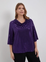 Блузка нарядная с пайетками