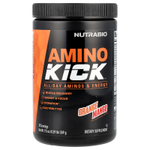 NutraBio, Amino Kick ™, апельсин и манго, 269 г (9,5 унции)