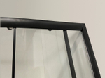 Душевой уголок Niagara Eco NG-003-14BLACK (80х80х195) низкий поддон(13см),черный,стекло мозаика,2 места
