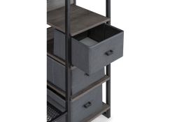 Готовая прихожая Берли дуб рошелье / черный матовый