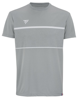Теннисная футболка Tecnifibre Team Tech Tee - silver