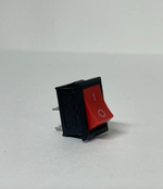 Рокерный (ON-OFF) выключатель, мини, прямоугольная, красная клавиша, TG (1 шт.)