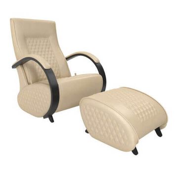 Кресло Balance 3 с накладками с пуфом