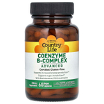 Country Life, комплекс коэнзимов группы B, улучшенная формула, 60 веганских капсул